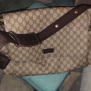 Authentic Designer Gucci Diaper/Travel bag.